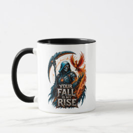 Dein Fall ist mein Aufstieg Reaper Trading Motivat Tasse