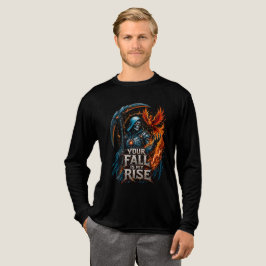 Dein Fall ist mein Aufstieg Reaper Trading Motivat Tri-Blend Shirt