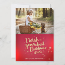 Dein Foto, das ich dir zum besten Weihnachtsfest ü