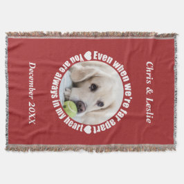 DEIN FOTO Weit weg Liebe werfen Decke