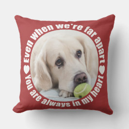 DEIN FOTO Weit weg Liebe werfen Kissen