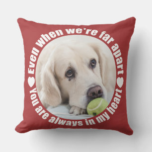 DEIN FOTO Weit weg Liebe werfen Kissen