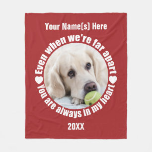 DEIN FOTO Weit weg von Liebe Vlies Decke