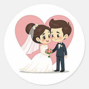 Dein Geliebtes Liebes-Sticker Runder Aufkleber