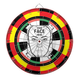 Dein Gesicht Hier Dartboard Dartscheibe