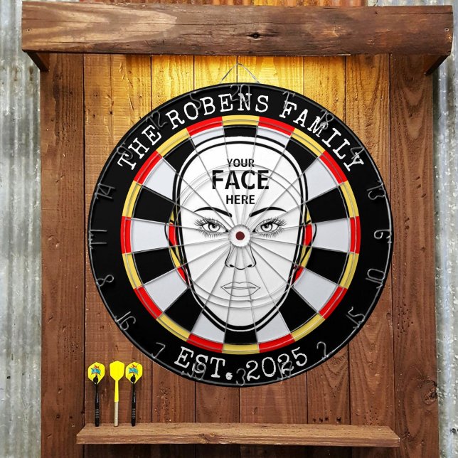 Dein Gesicht Hier Dartboard Dartscheibe (Von Creator hochgeladen)