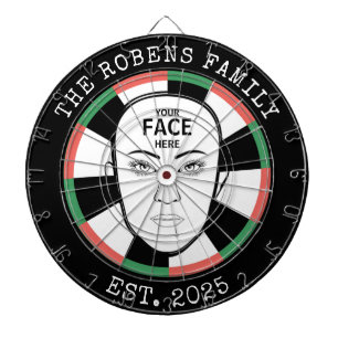 Dein Gesicht Hier Dartboard Dartscheibe