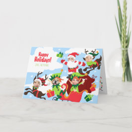 Dein Gesicht hier! Familie 5 Weihnachten