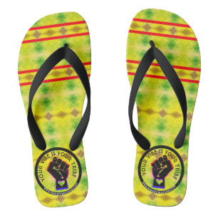 Dein Gesicht ist dein Stamm - Earth Walker Youngbl Flip Flops