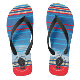 Dein Gesicht ist dein Stamm - Wave Rider Youngbloo Flip Flops