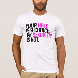 Dein Hass ist eine Wahl T-Shirt