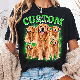 Dein Haustier Individuelles 90er Vintage Grafik T- T-Shirt