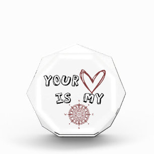 Dein Herz ist mein Kompass Fotoblock