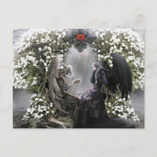 Dein Herz schlägt mich jeden Tag zu Tode Postkarte