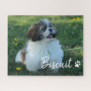 Dein Hundename Schriftzug Individuelle Foto Puzzle