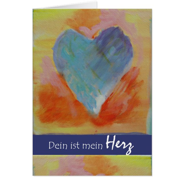 Dein ist mein Herz, Du bist mein Herz, deutsche Li (Vorne)