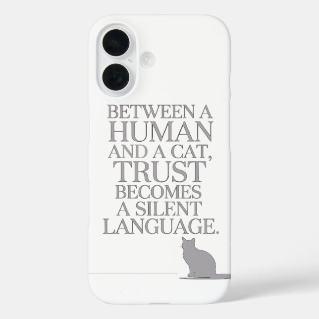Dein Katzenfreund Case-Mate iPhone Hülle (Rückseite)