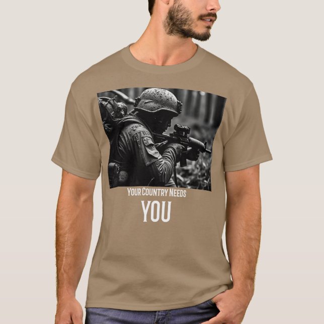 Dein Land braucht dich T-Shirt (Vorderseite)