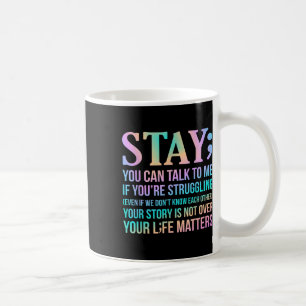 Dein Leben ist ein glücklicher Selbstmord-Bewussts Kaffeetasse