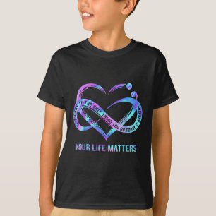 Dein Leben S Selbstmordpräventionsbewusstsein Blei T-Shirt
