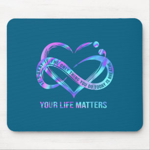 Dein Leben S Suizidpräventionsbewusstsein Bleib  Mousepad