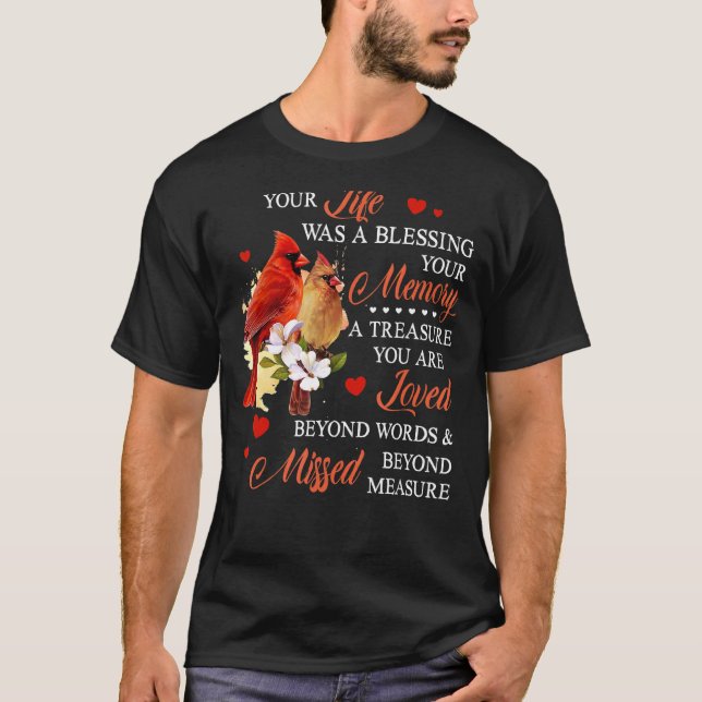 Dein Leben war ein Segen T-Shirt (Vorderseite)