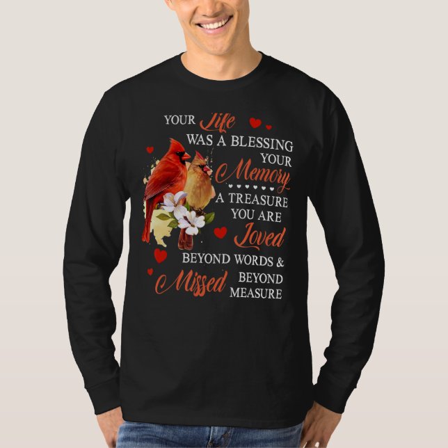 Dein Leben war ein Segen T-Shirt (Vorderseite)