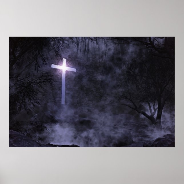 Dein Licht kommt zum Drucken Poster (Vorne)