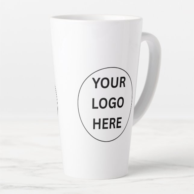 Dein Logo Personalisierte Individuelle Tasse (Rechte Ecke)
