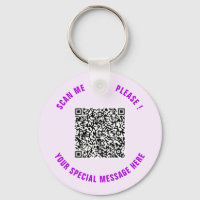 Dein lustiger QR-Code-Schlüsselanhänger mit person