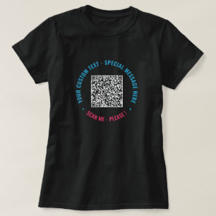 Dein Lustiges QR-Code T-Shirt Beispiel Mit Benutze