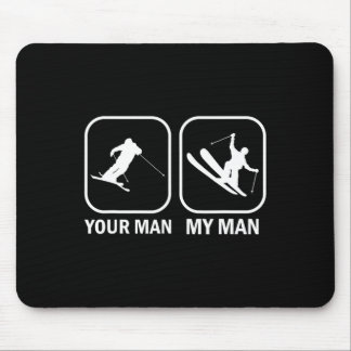 Dein Mann, mein Mann, ein lustiger Biathlete Skifa Mousepad