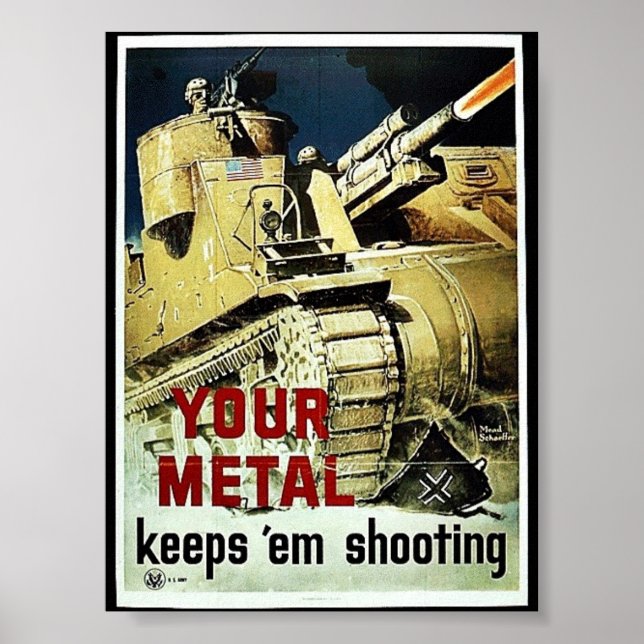 Dein Metal Behielt 'Em Shooting' Poster (Vorne)