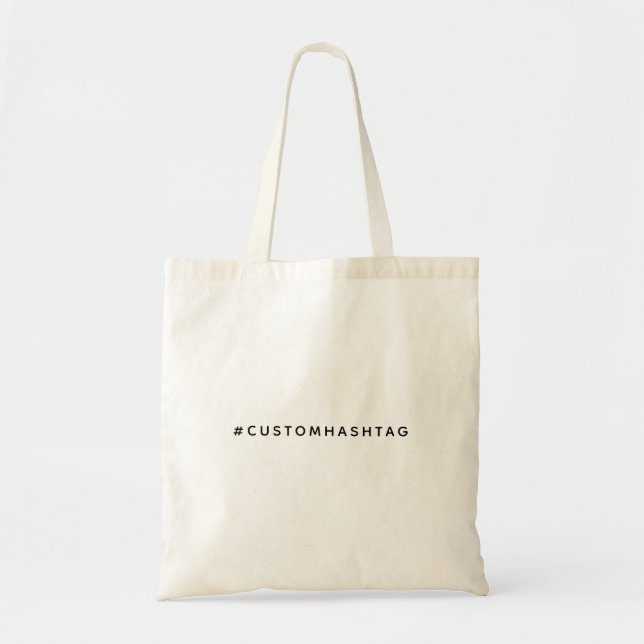 Dein moderner Trend Social Media Hashtag Tragetasche (Vorne)