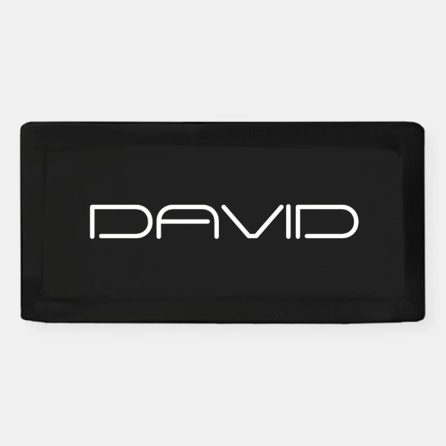 Dein Name | Cool Stylisierbarer, benutzerdefinierb Banner (Horizontal)