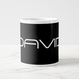 Dein Name   Cool Stylisierbarer, benutzerdefinierb Jumbo-Tasse