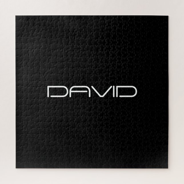 Dein Name | Cool Stylisierbarer, benutzerdefinierb Puzzle (Vertikal)