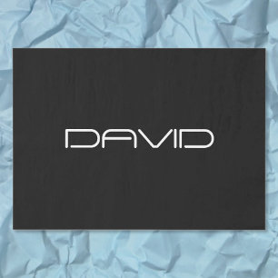 Dein Name   Cool Stylisierbarer, benutzerdefinierb Seidenpapier