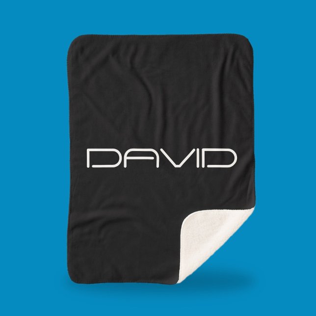 Dein Name | Cool Stylisierbarer, benutzerdefinierb Sherpadecke (Von Creator hochgeladen)