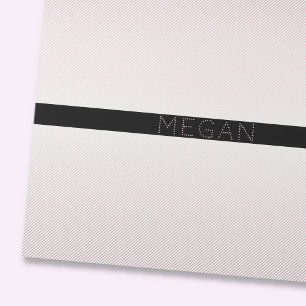 Dein Name   Dünnweiß und sublette Rose Ombre Strei Geschenkpapier