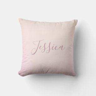 Dein Name Elegante Schrift Soft Ombre Kissen