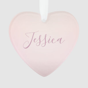 Dein Name Elegante Schrift Soft Ombre Ornament