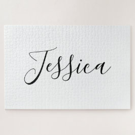 Dein Name | Elegantes Skript Puzzle