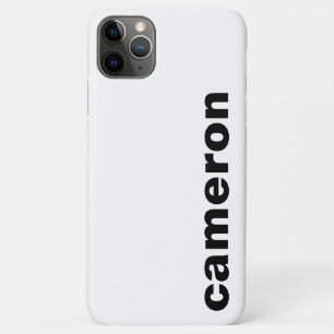 Dein Name Modern Weiß Case-Mate iPhone Hülle