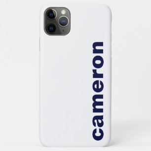 Dein Name Modern Weiß Case-Mate iPhone Hülle