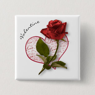Dein Name   Rote Rose und Steppflorfotografie Button
