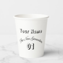 "Dein Name" - The New Generation 01 - Pappbecher