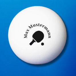 Dein Name Tischtennisball