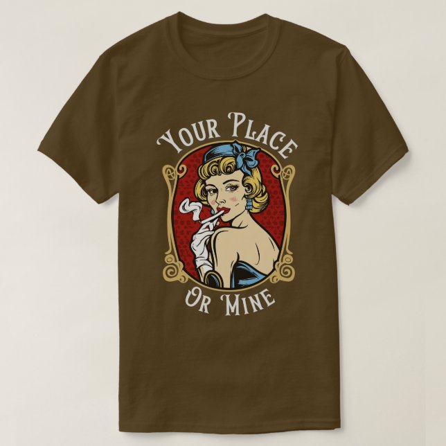 Dein Ort oder Meiner 1 T-Shirt (Design vorne)