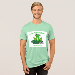 Dein Pad oder Meins - Herren Hellgrün Tri-Blend Shirt